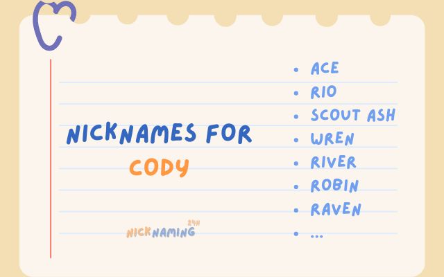 100+ Nicknames For Cody You’ll Love