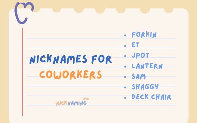 Nicknames for Coworkers