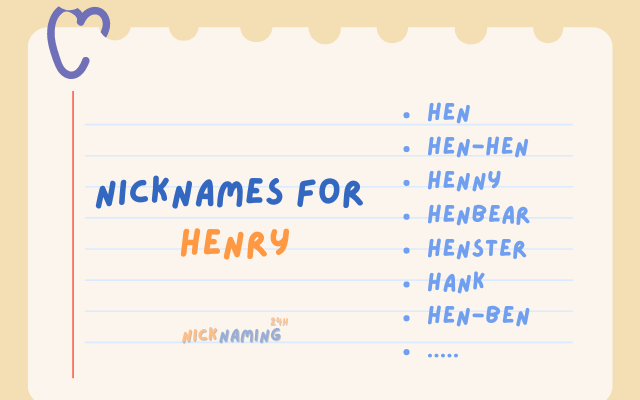 Best 99+ Nicknames for Henry That Trending Now