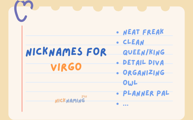 Best 50+ Nicknames For Virgo: From Pure to Playful