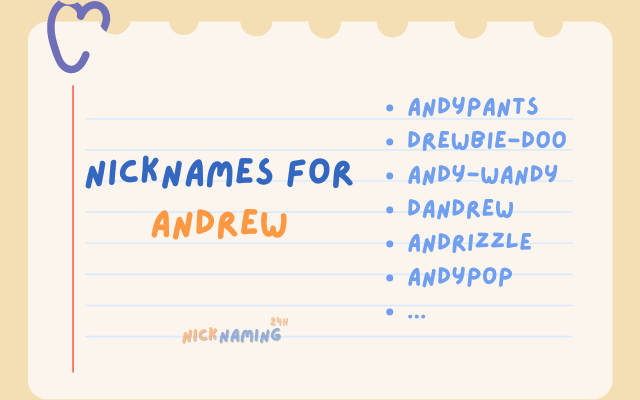 nicknames for andrew