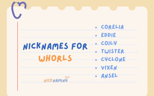 Nicknames for Whorls