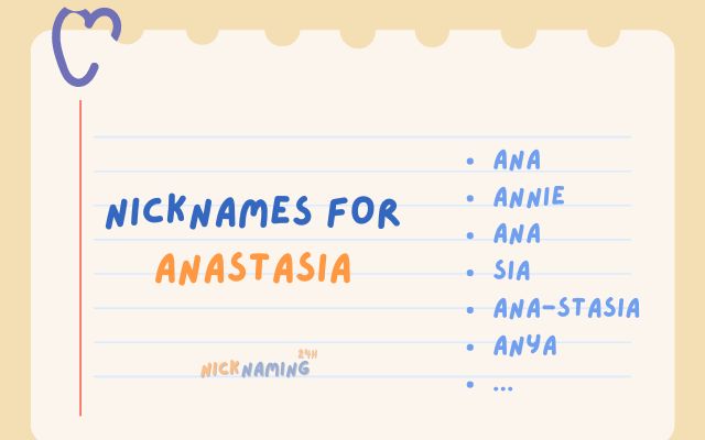 200+ Nicknames For Anastasia 