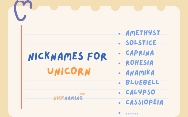 99 Enchanting Nicknames for Unicorn: Perfect Names for Your Magical Companion