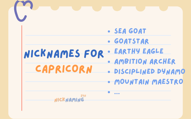 50+ Creative and Fun Nicknames for Capricorn Friends